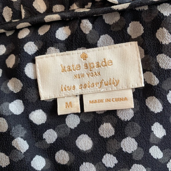 EUC Kate Spade polka dot blouse - Picture 6 of 7